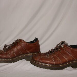 Dr. Martens Brown Leather Combat Boots